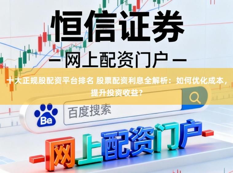 十大正规股配资平台排名 股票配资利息全解析：如何优化成本，提升投资收益？